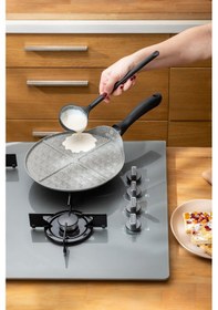 Resim Emsan Rosa Granit Waffle Tavası Gri 