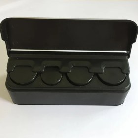Resim Motion003 Taşınabilir 1'li Plastik Evrensel Para Kutusu Siyah Oto Kamyon Aksesuar 