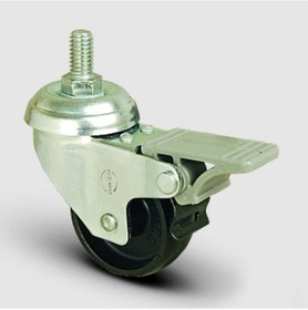 Resim EP05MKM50F Oynak Civatalı Moblen Frenli Tekerlek Çap:50 Hafif 