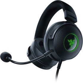 Resim Kraken V3 Kablolu Mikrofonlu Kulak Üstü Oyuncu Kulaklığı Razer