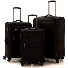 Resim Mçs Üçlü Lüx Kumaş Valiz Seti V102 S16ny10017-set 00003 Kahverengi 