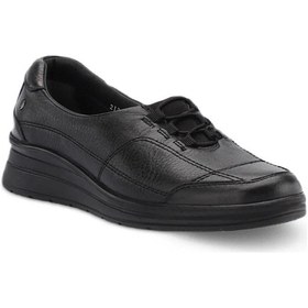 Resim Forelli Hefa-h 21306 Deri Comfort Ss Kadın Ayakkabı HEFA-H-R1534 Siyah 