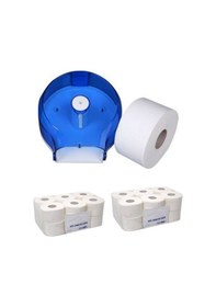 Resim Mini Jumbo Tuvalet Kağıdı 12 Rulo 2 Koli + 1 Aparat 