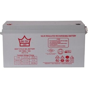 Resim Ortec 12V 150Ah Jel Akü 