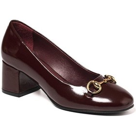 Resim Patent Leather Bordeaux C233 Topuklu/ Stiletto Kadın Diğer 645 10 Chiara Bellini Patent Leather Wrin Bordo 