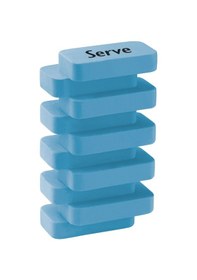 Resim Serve Steps Versatil Kalem 0.7 Mm + Min + Silgi 3'lü Set Gök Mavi Çok Renkli 