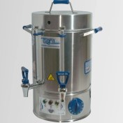Resim Tuğra Elektrikli Semaver 50 Bardak 6 Litre Çay Makinesi Otomatı Çaycı Krom 