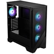 Resim MSI MAG FORGE 320R AIRFLOW Temperli Cam 4x120mm ARGB Fan ATX Gaming Bilgisayar Kasası 