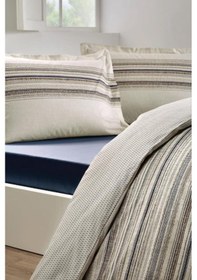 Resim Coser Tek Kişilik Nevresim Takımı Bej 