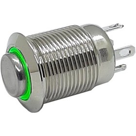 Resim 12Mm Metal Ledli Yaylı But.Yeşil 