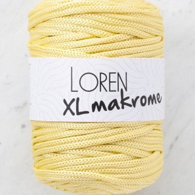 Resim Loren XL Makrome Sarı El Örgü İpi - R039 - 33704 