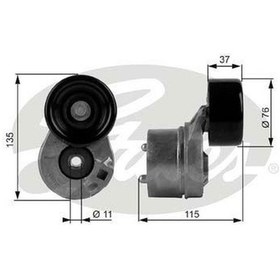 Resim GATES T38431 Alternatör Gergi Rulmanı Transit V184 2.4 Dı-2.4 TDI-2.4 Tde 00-06 76×37×17 