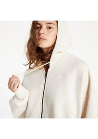 Resim Nike Sportswear Hoodie Oversize Krem Kadın Sweatshirt Krem 