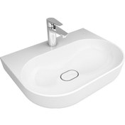 Resim KALE Zero 2.0 Armatür Bantlı Oval Tezgah Üzeri 60x45 Cm Lavabo 