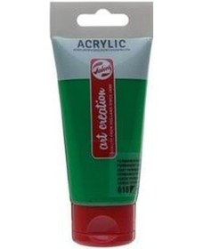 Resim Talens Akrilik Boya 618 Permanent Green Light 75 ML 