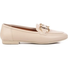 Resim Aspor Krem İnce Taban Hafif Kadın Babet Çok Renkli 