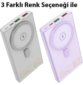 Resim Hoco Q22 Taurus 10000MAH 22.5W+PD20W Magsafe Uyumlu Manyetik Hızlı Şarj Powerbank 