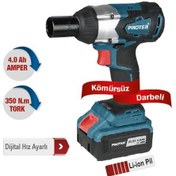 Resim Proter Pst460ws Kömürsüz Darbeli Şarjlı Somun Sökme 