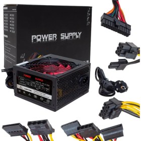 Resim Powermaster 250 Watt 12 cm Fanlı Pc Power Supply 20+4 Pin Bilgisayar Güç Kaynağı 