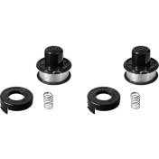 Resim Quirky Quar RS-136 Yedek String Düzeltme Siyah+Decker ST4000 ST4500 (2 Makara, 2 Kapak ve 2 Yay) (Yurt Dışından) 