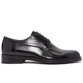 Resim Derimod Erkek Siyah Bağcıklı Deri Klasik Ayakkabı 25SFD621522 