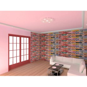 Resim Motifpiyer Tavan Spot Göbek TSG-52-DUZ-56 cm Çap 