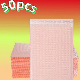 Resim 50 adet Pembe Poli Balonlu Posta - Kendinden Kapamalı, Su Geçirmez Dolgulu Zarflar - Takı, Kozmetikler, Kartlar, Kitaplar ve Giysiler için İdeal - Düğünler, Yıldönümler, Sevgililer Günü, Noel ve Doğum Günü Hediyeleri, Kitap Süslemeleri Malzemeleri için İdeal 