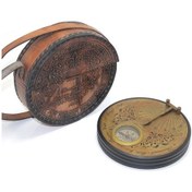 Resim Larimar Deri Kılıflı Pirinç Pusula - 9037762752251lmr 