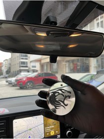 Resim 3M Kaplan Aynası Süsü / Pleksi Araba Süsü / Dikiz Ayna Süsü / Ayna 3 mm Pleksi 