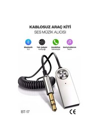 Resim Concord Bt-17 Kablosuz Aux Bluetooth 5.3 Araç Kiti Telefon Müzik Dinleme Tak Çalıştır 
