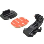 Resim Knmaster Sjcam 3M Düz Yüzey Yapıştırma Bandı + J Hook Aparatı 