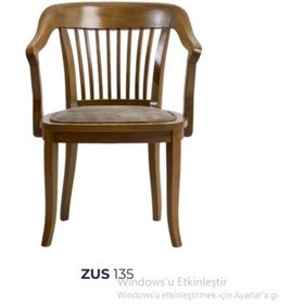 Resim Bengimobilya Sandalye Zus135 Atmaca Tam Kolçak Kafes Model Kayın Retro Bambu 