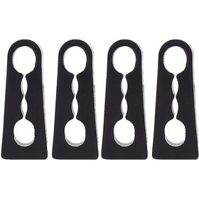 Resim Novahub Kapı Kilidi Amortisör Tampon Yalıtımı Mühür Şok Emici Sönümleme Koruyucu Bmw X1 E84 X3 X5 X6 2008 2009 2010 2011 2013 - 2014 4pcs 4pcs 