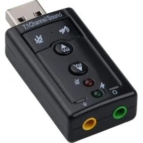 Resim Assess Store Tkz Harici USB 7.1 Kanal USB 3.5 mm Dönüştücü Ses Kartı 