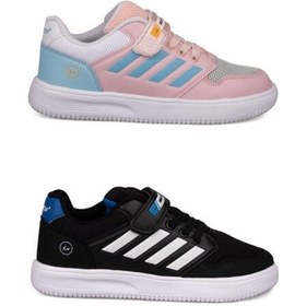 Resim Bestof 074 Çocuk Cırtlı Sneaker Ayakkabı 