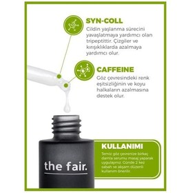 Resim The Fair Caff-b3 Göz Çevresiserumu Aha Bha Yenileyici Kırmızı Serum Hiyalüronik Asit Cilt Serumu 