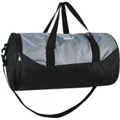 Resim Silindir Spor Çanta El Valizi Gri Çok Renkli 