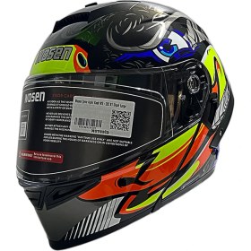 Resim Wosen Çene Açılır Kask WS-202 B1 Siyah 