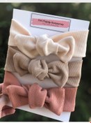 Resim MinnieKids Kız Çocuk 3 Lü Ribana Bandana Seti (VKB) 