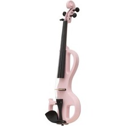 Resim Kinglos KNG MIDS-B1807 Elektro Keman 4/4 Pembe (Profesyonel - Silent) | Kulaklık Çıkışlı Sessiz Çalışma Modu, Kristal Netliğinde Tonlar 