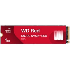 Resim WD Red SN700 WDS100T1R0C 1TB 3430/3000 SERVER ve NAS için Enterprise Gen3 NVMe PCIe M.2 2280 SSD 