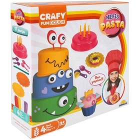Resim Sunman Crafy Nefis Pasta Oyun Hamur Seti 17 Parça 200 Gr. S010020 