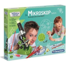 Resim Clementoni Bilim ve Oyun Ilk Mikroskop Setim 