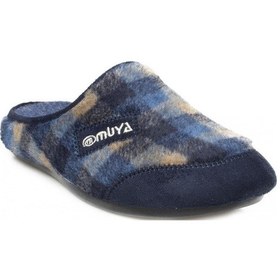 Resim Muya 31901 Merida Önü Kapali Ev Terliği Lacivert Kadın Terlik-Lacivert 