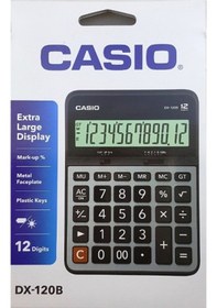 Resim Casio Dx-120B Masaüstü 12 Haneli Hesap Makinesi 