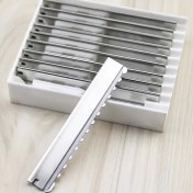 Resim 10 adet Güvenlikli Berber Jilet Bıçağı Kuaför Paslanmaz Çelik Saç Kesme Makinesi Hafif Kesme Bıçağı Salon Jilet Bıçağı 