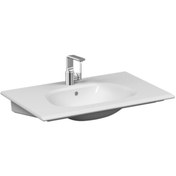 Resim VitrA Frame 5708b403-0001 Etajerli Lavabo, 80 Cm, Beyaz 