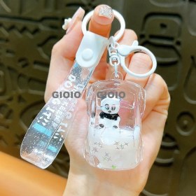 Resim Silver1 Zarif Sevimli Yün Domuzcuk Anahtarlık Okul Çantası Kolye Bebek Araba Anahtarlık Çekicilik (Yurt Dışından) 