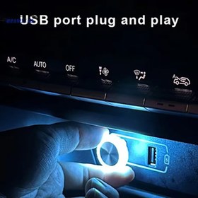 Resim İç Dekorasyon için İki Taşınabilir Araba USB Mini LED Işıklar 