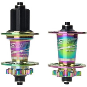 Resim Wake Rainbow Yüksek Sesli Ön Arka Göbek Seti 32 Delik Oilslick Qr 12157 Siyah 